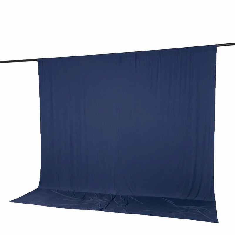 10 feet x 10 feet Spandex Backdrop Curtain with Rod Pocket