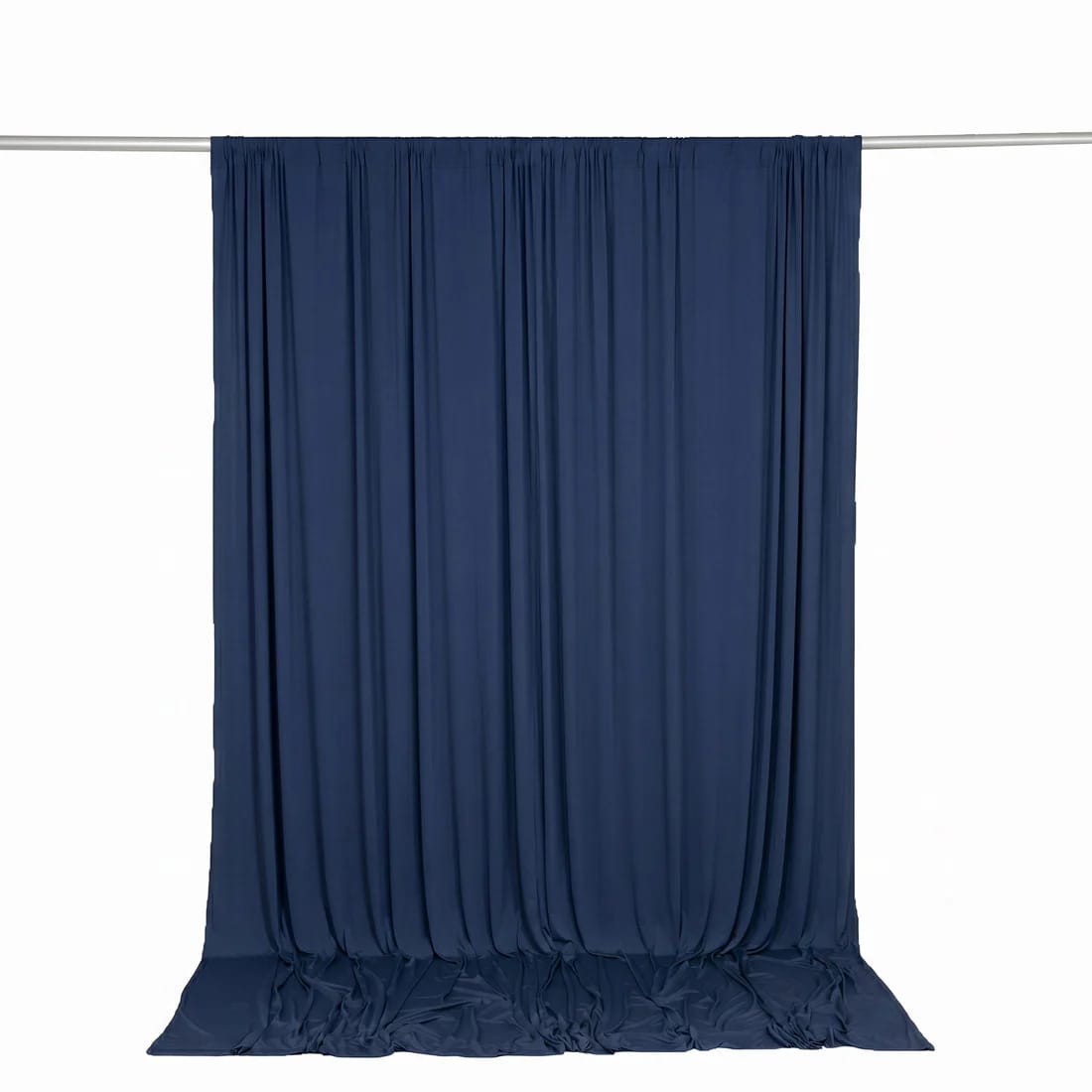 10 feet x 10 feet Spandex Backdrop Curtain with Rod Pocket