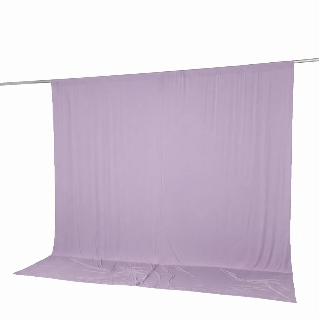 10 feet x 10 feet Spandex Backdrop Curtain with Rod Pocket
