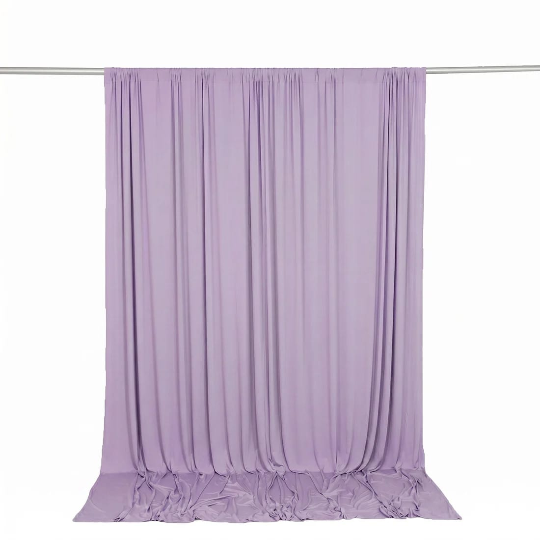 10 feet x 10 feet Spandex Backdrop Curtain with Rod Pocket