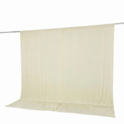 10 feet x 10 feet Spandex Backdrop Curtain with Rod Pocket