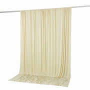 10 feet x 10 feet Spandex Backdrop Curtain with Rod Pocket