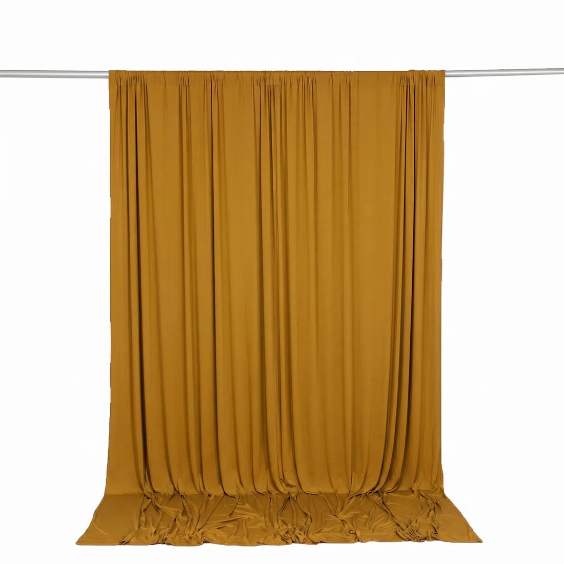 10 feet x 10 feet Spandex Backdrop Curtain with Rod Pocket