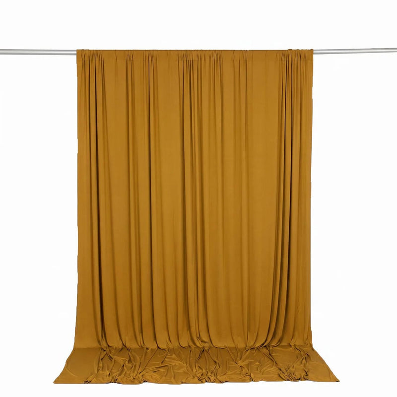 10 feet x 10 feet Spandex Backdrop Curtain with Rod Pocket