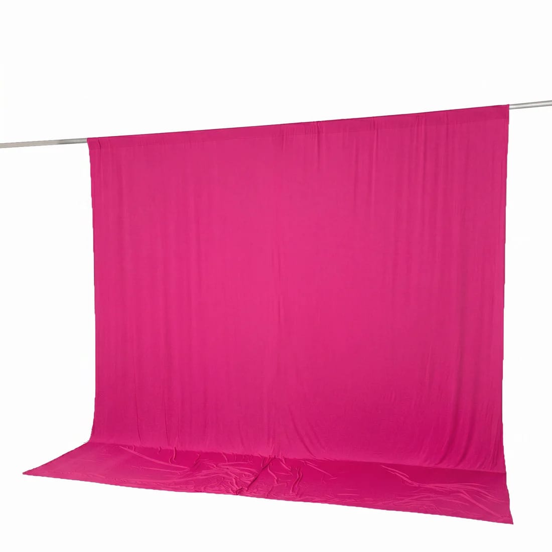 10 feet x 10 feet Spandex Backdrop Curtain with Rod Pocket