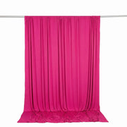 10 feet x 10 feet Spandex Backdrop Curtain with Rod Pocket