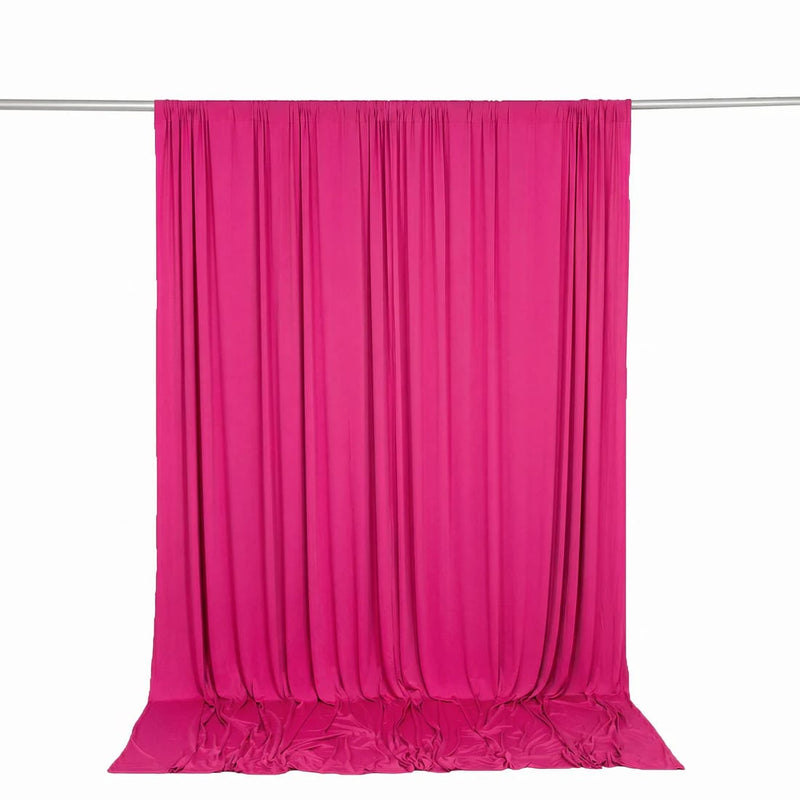 10 feet x 10 feet Spandex Backdrop Curtain with Rod Pocket