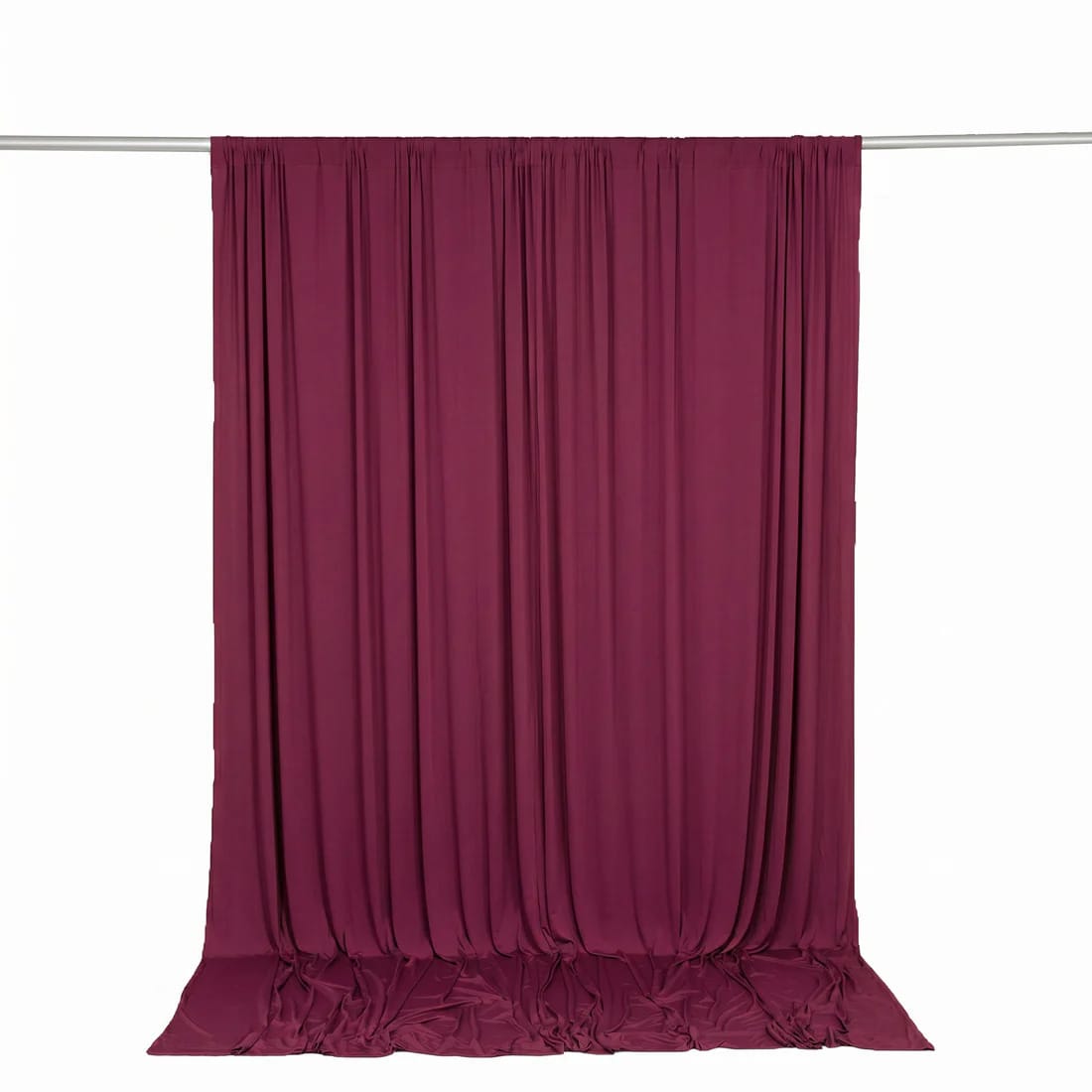 10 feet x 10 feet Spandex Backdrop Curtain with Rod Pocket