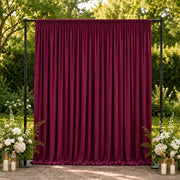 10 feet x 10 feet Spandex Backdrop Curtain with Rod Pocket