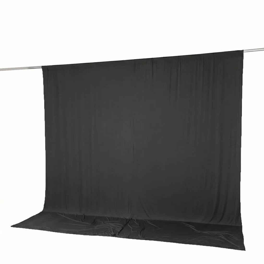 10 feet x 10 feet Spandex Backdrop Curtain with Rod Pocket