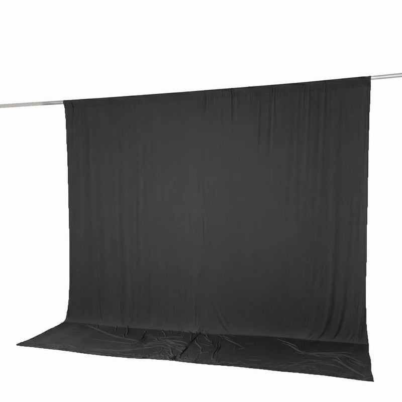 10 feet x 10 feet Spandex Backdrop Curtain with Rod Pocket