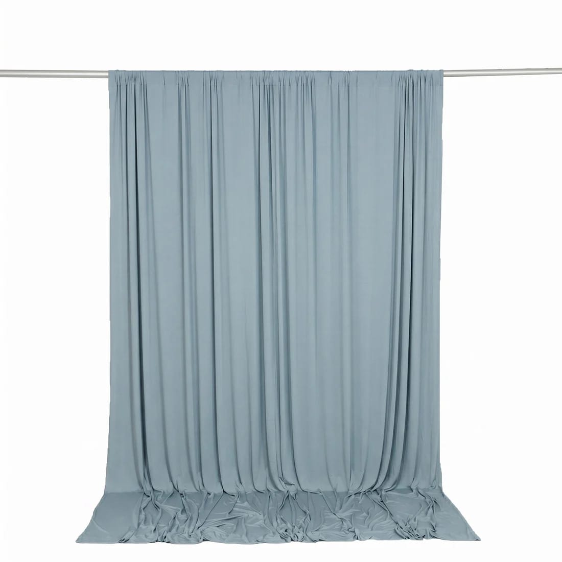 10 feet x 10 feet Spandex Backdrop Curtain with Rod Pocket