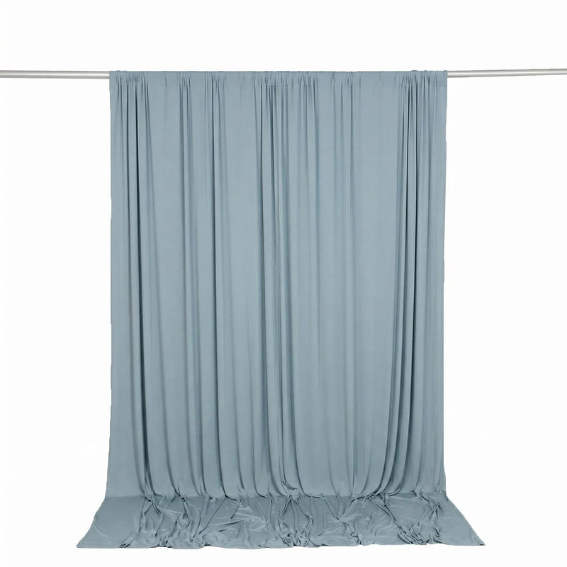10 feet x 10 feet Spandex Backdrop Curtain with Rod Pocket