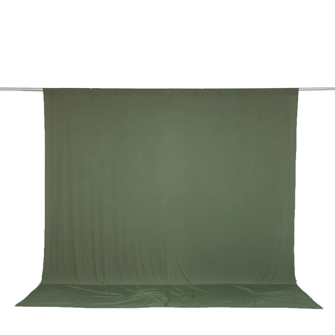 10 feet x 10 feet Spandex Backdrop Curtain with Rod Pocket CUR_PANSPX_10X10_DSG