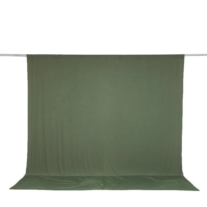 10 feet x 10 feet Spandex Backdrop Curtain with Rod Pocket CUR_PANSPX_10X10_DSG