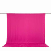 10 feet x 10 feet Spandex Backdrop Curtain with Rod Pocket CUR_PANSPX_10X10_FUSH