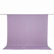 10 feet x 10 feet Spandex Backdrop Curtain with Rod Pocket CUR_PANSPX_10X10_LAV