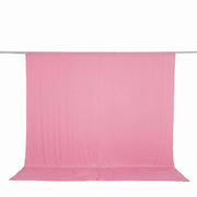 10 feet x 10 feet Spandex Backdrop Curtain with Rod Pocket CUR_PANSPX_10X10_PINK