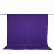 10 feet x 10 feet Spandex Backdrop Curtain with Rod Pocket CUR_PANSPX_10X10_PURP