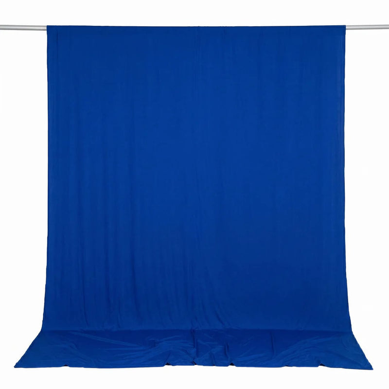 10 feet x 10 feet Spandex Backdrop Curtain with Rod Pocket CUR_PANSPX_10X10_ROY