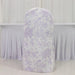 10 French Toile Floral Polyester Banquet Chair Covers
