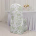 10 French Toile Floral Polyester Banquet Chair Covers