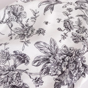 10 French Toile Floral Polyester Banquet Chair Covers