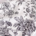 10 French Toile Floral Polyester Banquet Chair Covers