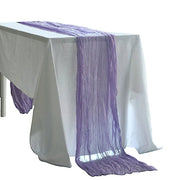 10 ft Cheesecloth Table Runner Cotton Wedding Linens