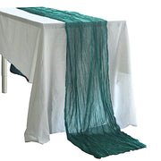 10 ft Cheesecloth Table Runner Cotton Wedding Linens