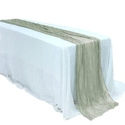 10 ft Cheesecloth Table Runner Cotton Wedding Linens