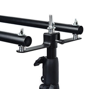 10 ft Double Cross Bars Mounting Hardware Photography Backdrop Stand Kit - Black BKDP_STND07_3