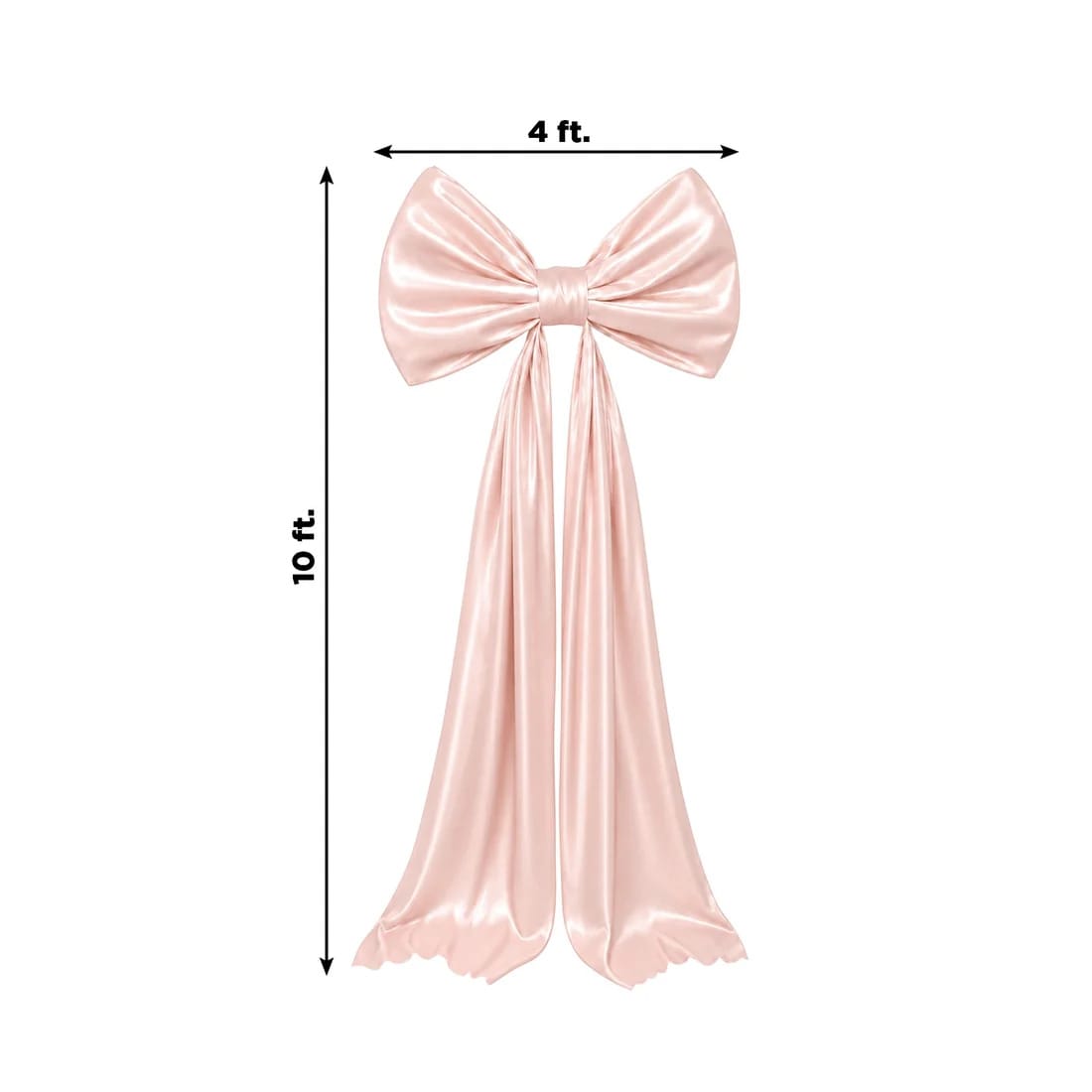 10 ft Giant Bow Tie Decor for Weddings and Events