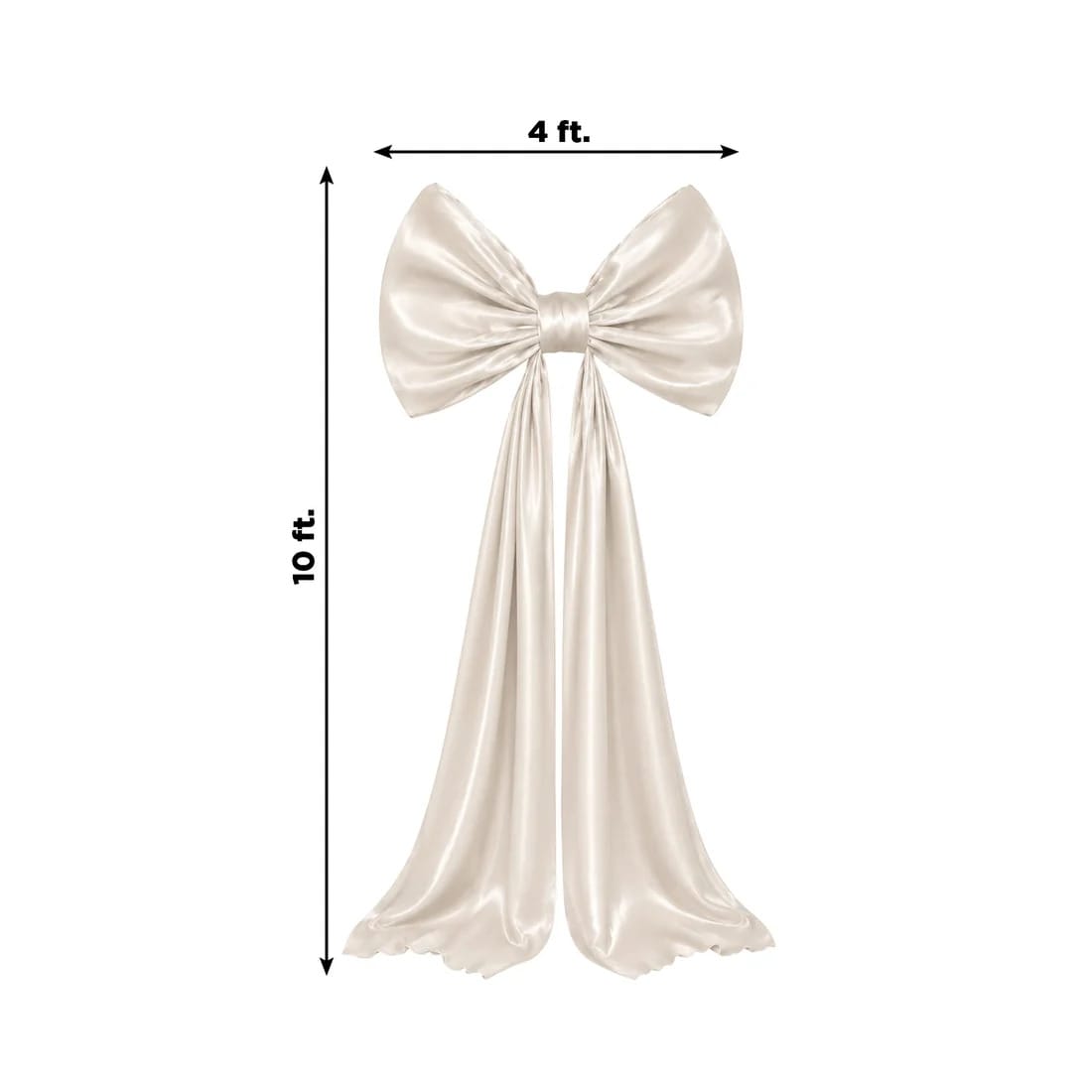 10 ft Giant Bow Tie Decor for Weddings and Events