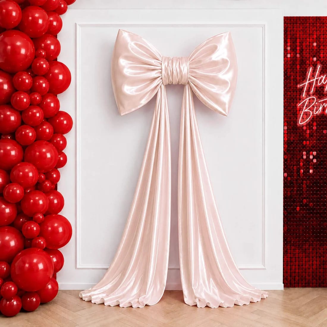 10 ft Giant Bow Tie Decor for Weddings and Events
