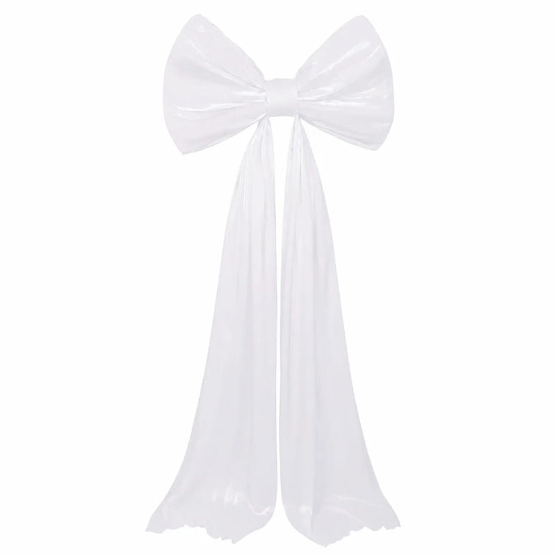 10 ft Giant Bow Tie Decor for Weddings and Events BKDP_DECOR_BOW_10FT_WHT