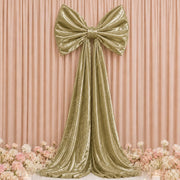 10 ft Giant Velvet Bow Tie Decor for Weddings and Events