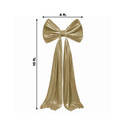 10 ft Giant Velvet Bow Tie Decor for Weddings and Events