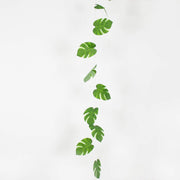 10 ft LED Artificial Monstera Leaves Garland String Lights - Green LEDSTR_ARTI_008_GRN