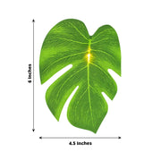 10 ft LED Artificial Monstera Leaves Garland String Lights - Green LEDSTR_ARTI_008_GRN
