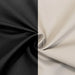 10 ft x 10 ft Blackout Curtains Lamour Satin Drapery Panels - Black and Ivory CUR_PANBLKO_10X10_BLK