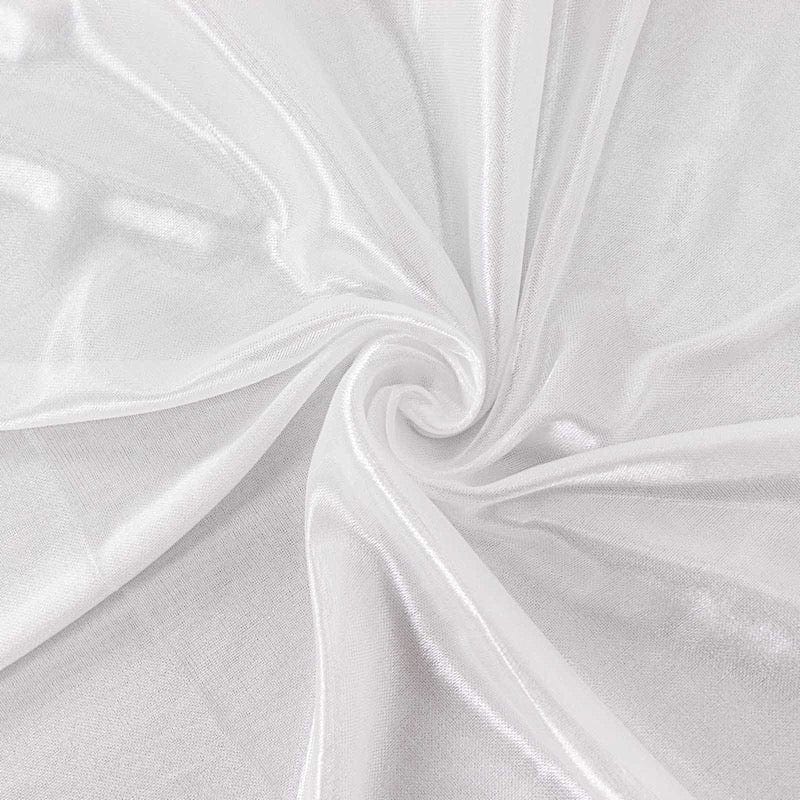 10 ft x 10 ft Double Drape Pleated Satin Wedding Photo Backdrop Curtain