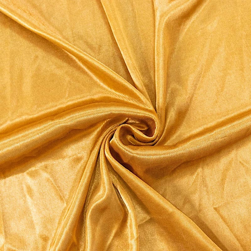 10 ft x 10 ft Double Drape Pleated Satin Wedding Photo Backdrop Curtain