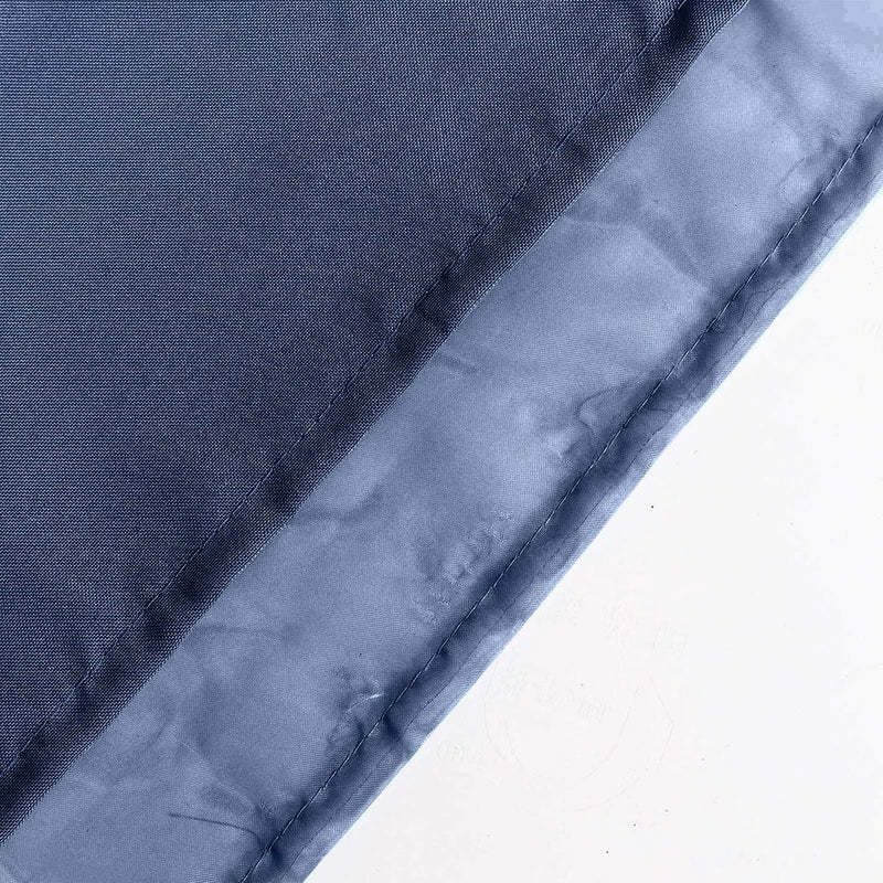 10 ft x 10 ft Polyester and Sheer Chiffon Dual Layer Backdrop Curtain with Rod Pockets