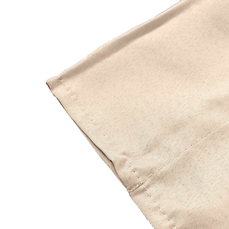 10 ft x 10 ft Polyester and Sheer Chiffon Dual Layer Backdrop Curtain with Rod Pockets