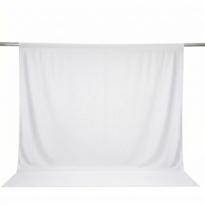 10 ft x 10 ft Polyester Backdrop Curtain Drape Panel with Rod Pocket