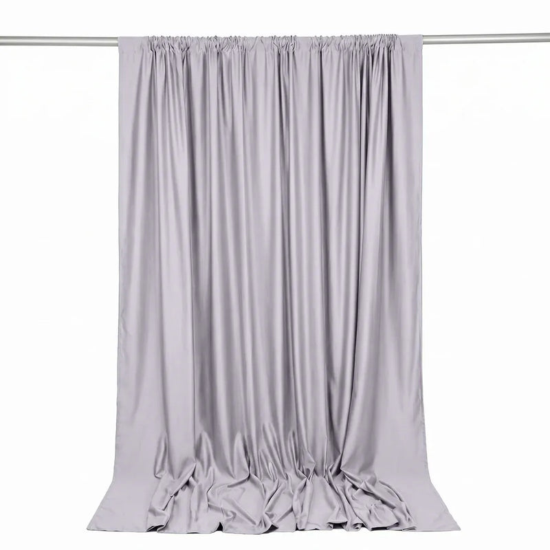 10 ft x 10 ft Polyester Backdrop Curtain Drape Panel with Rod Pocket