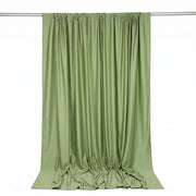 10 ft x 10 ft Polyester Backdrop Curtain Drape Panel with Rod Pocket