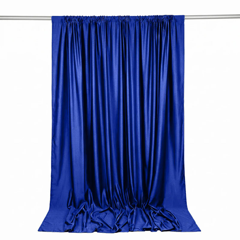 10 ft x 10 ft Polyester Backdrop Curtain Drape Panel with Rod Pocket