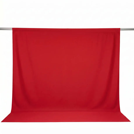 10 ft x 10 ft Polyester Backdrop Curtain Drape Panel with Rod Pocket